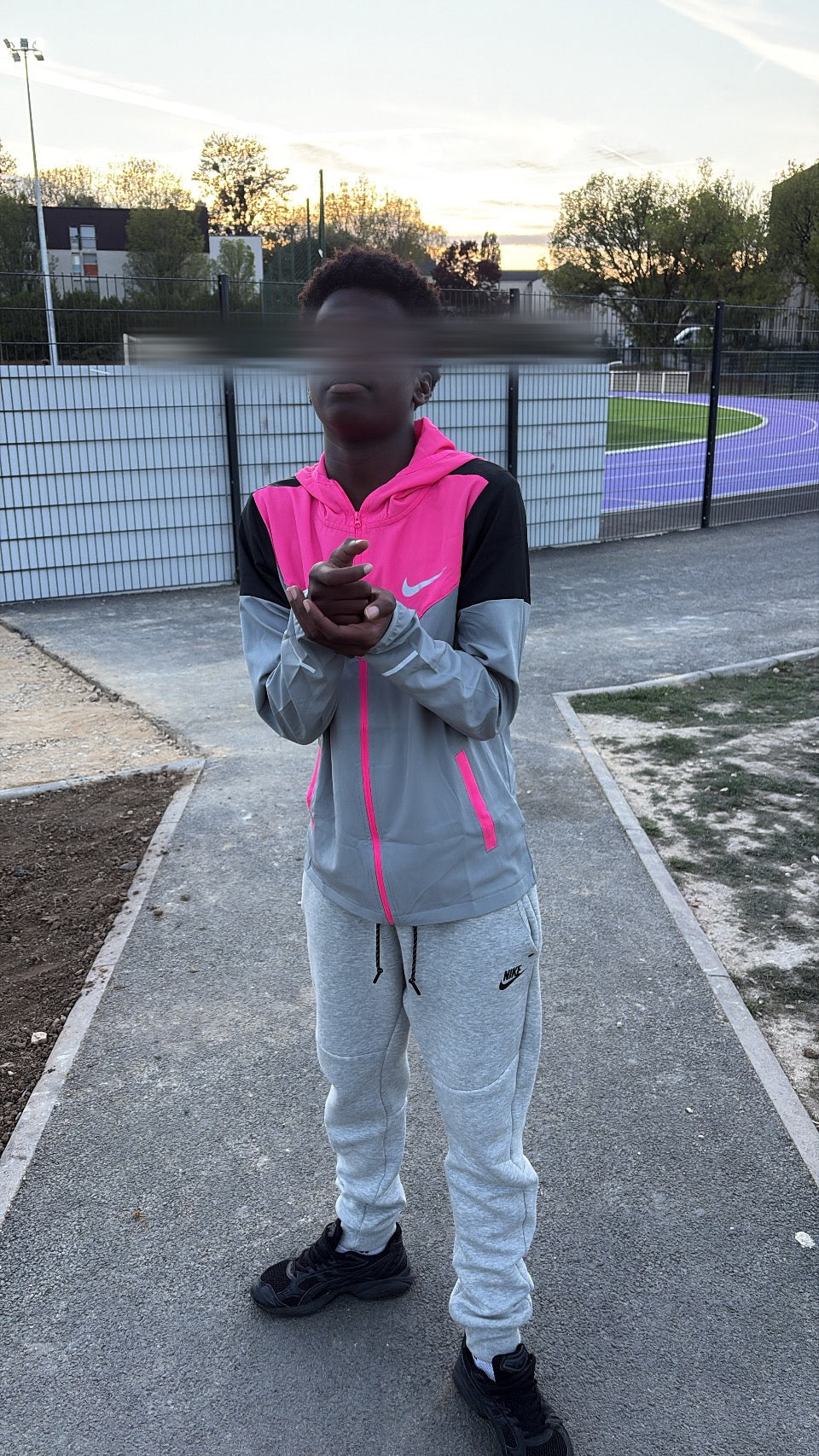 Veste Nike miler rose