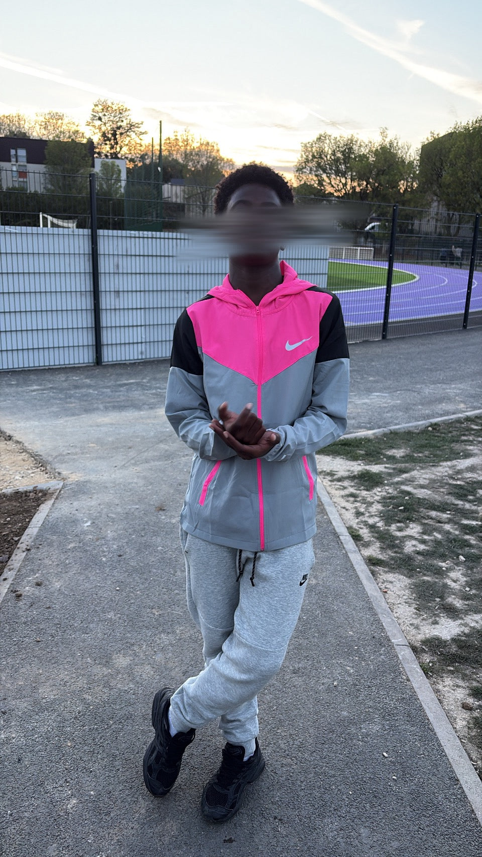Veste Nike miler rose