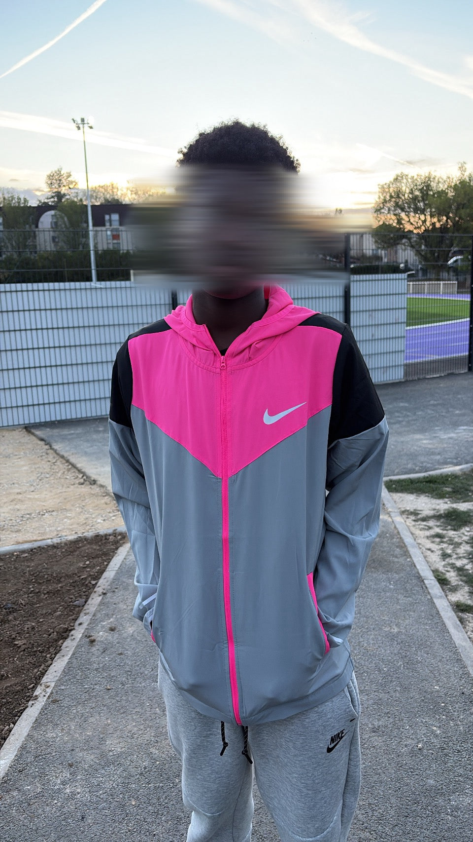 Veste Nike miler rose