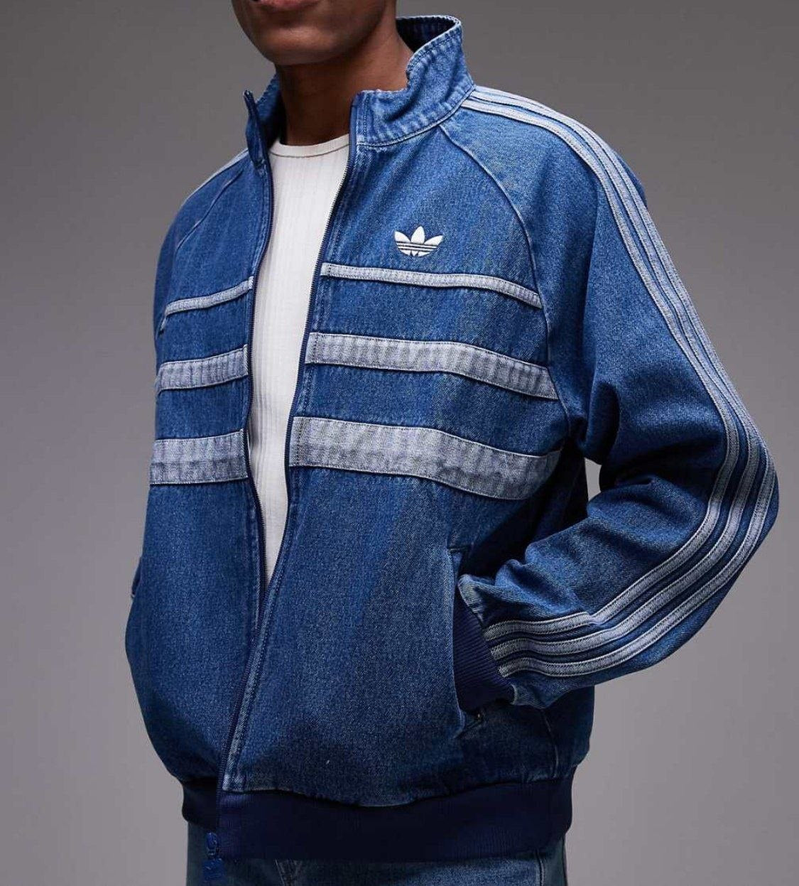 Veste jean adidas